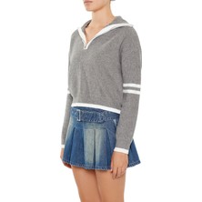 F21 Yarım Yaka Fermuarlı Kazak