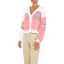 F21 Patchwork Örgü Hırka