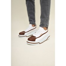 AyrStore CH241 - Cbt Signature Line Up Erkek Ayakkabı Taba/beyaz