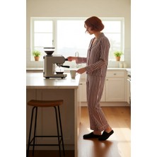 FRM Kadın Çizgili Pijama Takımı Fonksiyonel Dayanıklı Kaliteli Konforlu Estetik Premium Modern