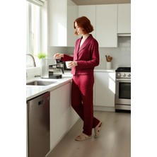 FRM Kadın Kalpli Viskon Pijama Takımı Fonksiyonel Dayanıklı Kaliteli Konforlu Estetik Premium Şık