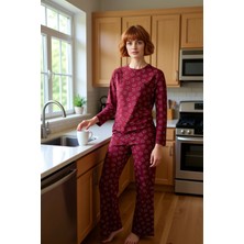 FRM Kadın Ayıcıklı Pamuklu Pijama Takımı Fonksiyonel Dayanıklı Kaliteli Konforlu Estetik Rahat