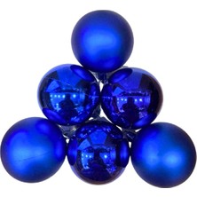 Bkmc 6 Adet Cici Top Yılbaşı Ağaç Süsü 6 cm