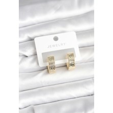 Clariss Pirinç Gold Renk Halka Kadın Küpe