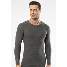 Cacharel - Termal Uzun Kol Bisiklet Yaka 1603/GRI