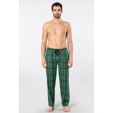 Cacharel Erkek Dokuma Pijama Tek Alt 2240/YEŞIL 1