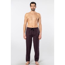 Cacharel Erkek Dokuma Pijama Tek Alt 2240/BORDO 1