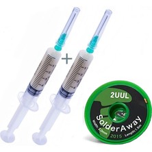 MHM Flux Lehim Toplama ve 2uul Sökme Teli 2,0mm 1 5 Metre Set1
