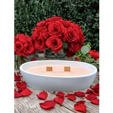 Çift Fitilli Hoş Kokulu  Tasarım %100 Doğal Soya Mum - Temiz Yanışlı Bohem Konsept  Ev Dekorasyonu, Yoga–medıtasyon ve Fotoğraf Çekimleri Için Zarif Seçenek