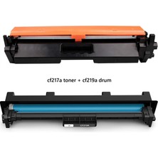 CF217A Çipli Toner + CF219A Drum Ünitesi Seti | Hp Laserjet Pro M102 & M130 Serisi Yazıcılarla Uyumlu