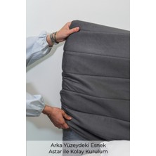 Jazmin Jardin Baza Yatak Başlık Kılıfı – Cepli, Renk ve Ölçü Seçenekli, Tay Tüyü Premium Kumaş, Kolay Kurulum