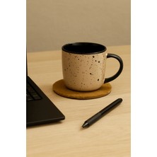 Valerine Life Ev Ofis Çay Fincan Bardak Altlığı 10X10CM Kaymaz 6'lı Velür Doku Kum Beji Coaster Seti