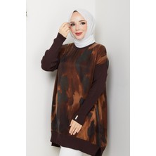 Pamuk Butik Kadın Ipek Kupra Merserize Triko Tunik -PMK495