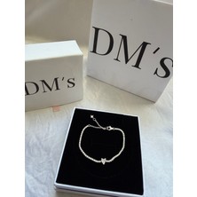 DMs Silver Tenis Kalpli Gümüş Bileklik