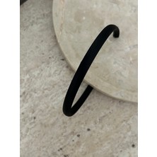 Lavanderopa Siyah Saten Taç