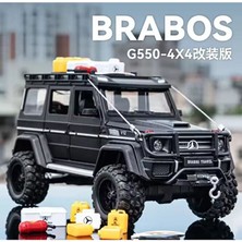 Scntoys Mercedes Benz Brabus  G550 Travel V12 Model Jip 1:24 Mercedes Brabus Jip Diecast Araba Sesli Işıklı