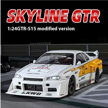 Scntoys Nıssan Skylıne Gtr B-ER34 Super Silhouette Nissan Skyline Liberty Walk 1:24 Sesli Işıklı