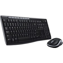Logitech MK270 Q Kablosuz USB Siyah Multimedya Klavye/mouse Set 920-004525