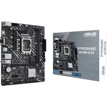 Asus Intel Prıme H610M-D D4 Ddr4 3200 D-Sub, HDMI Glan M.2 1700P RS232+USB3.2 (12-13. Nesil)
