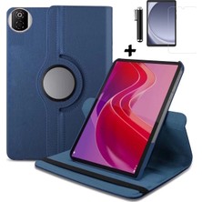 M.TK Moveteck Honor Pad X7 8.7 Inç 2025 Tablet Kılıf 360 Döner Pu Deri Standlı Kapak + Ekran Koruyucu + Dokunmatik Kalem 3lü Set