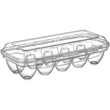 10 Bölmeli Kilitli Kapaklı Yumurtalık Saklama Kutusu YU110