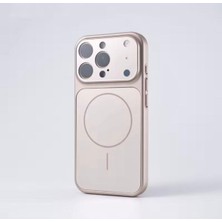 UK Apple iPhone 16 Pro Max Uyumlu Magsafe Kılıf – 17 Pro Max Kamera Görünümlü Lens Korumalı Kapak