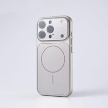 UK Apple iPhone 15 Pro Max Uyumlu Magsafe Kılıf – 17 Pro Max Kamera Görünümlü Lens Korumalı Kapak