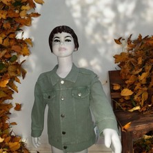 Sones Kozmetik Sones   Kozmetik  Su Yeşili Erkek Kot Ceket