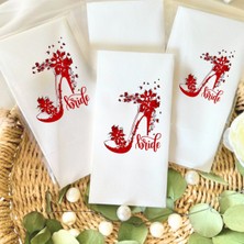 Lion Baskı ve Organizasyon Kişiye Özel Bride Baskılı Peçete 20 Adet