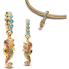 Poseidons Jewellery Gümüş Denizatı Sallantılı Charm