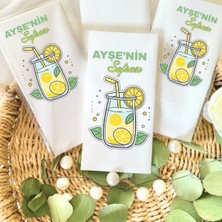 Lion Baskı ve Organizasyon Limon Temalı Sunum Peçetesi 20'li