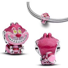 Poseidons Jewellery Gümüş Disney Alice Cheshire Kedi Charm'ı
