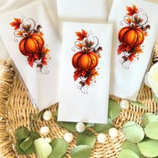 Lion Baskı ve Organizasyon Kabak Temalı Sunum Peçete 20 Adet