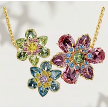 Poseidons Jewellery Swa Idyllia Tarz Üçlü Çiçek Kolye