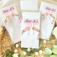 Lion Baskı ve Organizasyon Kişiye Özel Bride Baskılı Peçete 20 Adet