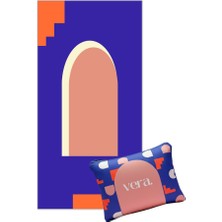 Vera Prayer Mats - Passage, Taşınabilir Seccade, Seyahat Seccadesi, Cep Boy, Katlanabilir, Portatif, Su Geçirmez, Modern Tasarım, Turuncu