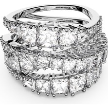 Hector Co Jewellery Swa Hyperbola Tarz Kesişimli Rodyum Kaplama Yüzük