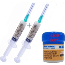 Smnr Krem Lehim Sıvı Lehim Mechanic 42g ve Flux Lehim Toplama - *