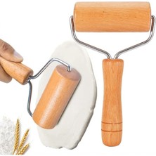 Kitchen Design Lab Ahşap Saplı Hamur Açıcı - Silindir Hamur Açıcı-Pratik Hamur Şekillendirici