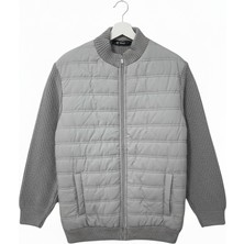 Kids Triko Kombinli Dokuma Kapitoneli Mont