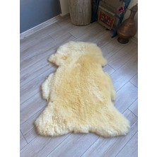 ENBA İÇ VE DIŞ TİCARET Medikal Hakiki 100% Koyun Derisi Post Halı 110X80 cm – Doğal Kürk – Yumuşak & Isı Yalıtımlı