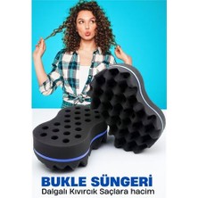 Fırsatkolik Bukle Süngeri Dalgalı Kıvırcık Saçlara Bakım Süngeri