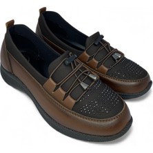 Desimod Kadın Ortopedik Yumuşak Rahat Giyimli Taşlı Günlük Ayakkabı