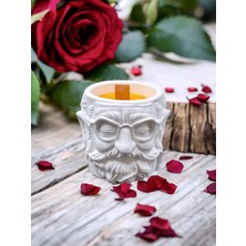 Dekoratif Yaşlı Adam Figürlü Hoş Kokulu %100 Doğal Soya Mum Sanatsal ve Özgün  Ev ve Ofis Dekorasyonu, Koleksiyonluk Ürünler, Özel Günler ve Fotoğraf Konseptleri Için Şık ve Karakteristik Hediyelik