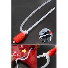 Fırsatkolik Benzin Yağ  Mazot Sıvı Yakıt Pompası Yarı Manual Taşınabilir Araç Manuel El Sifon Pompası Seti