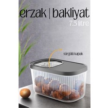 Fırsatkolik Multibox Erzak Bakliyat Kutusu Sürgülü Kapak 7.5 Litre