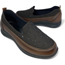 Desimod Kadın Ortopedik Yumuşak Rahat Giyimli Taşlı Günlük Ayakkabı