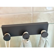 Genç 3D Havlu Askısı – Cam Duvar Askısı | Şık ve Modern Banyo Aksesuarı