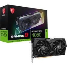 Msı Geforce RTX4060 Gamıng x 8g 8gb Gddr6 128BIT 1xhdmı 3xdp Ekran Kartı