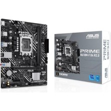 Asus Prıme H610M-F D4 R2.0 Ddr4 3200MHZ 1xhdmı 1xm.2 USB 3.2 Matx 1700P (12. / 13. ve 14. Nesil Işlemci Uyumlu)